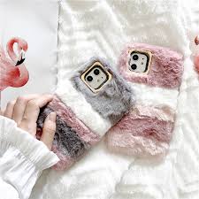 Protective slim cases layered with fuzzy faux fur! Newest Cute Girls Lady Colorful Fuzzy Furry Winter Rabbit Hair Warm Plush Fluffy Faux Fur Soft Tpu Phone Case For Iphone 12 Buy Furry Phone Cases Fur Phone Case For Iphone Fluffy Phone