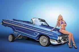 1961 Chevrolet Impala Convertible Dj Megan Daniels 01 Photo 33 Chevrolet Impala Lowriders Low Rider Girls