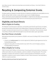 Recycling & Composting Container Grants