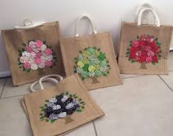 Get it as soon as mon, apr 26. Yo Yo Bags Woolworths Bags Made With 18 To 20 Yo Yo S Hot Glued On Hessian Bags Hessian Crafts Jute Bags