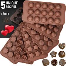 Steve mcdonald arts and crafts. Silicone Chocolate Moulds 5 Recipe Ebook 6 Pack Non Stick Chocolate Mould Bpa Free Silicone Mould Buy Online In China At China Desertcart Com Productid 82458267