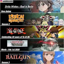 In spite of the coronavirus, there are still upcoming anime set for autumn 2020. Jomkita On Twitter Jomkitakongsi Upcoming Anime 2020 Jomkita