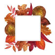 Watercolor Paint Painted Frame Background Backdrop Wallpaper Abstract Art Autumn Card Colorful Color Watercolor Autumn Leaves Wreath Watercolor Fall Watercolor