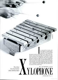 American Woodworker Woodworking Xylophone Diy Instruments