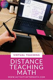 Distance Teaching Math Activity After Math Teaching Math Digital Learning Classroom Math Activities