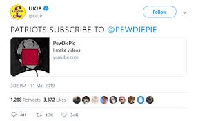 When did he become leader of the british union of fascists? You Kipper The Fascist Youtuber Promoted By The Nz Shooter And Ukip Hope Not Hate