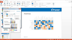 create a heatmap using the engage powerpoint add in