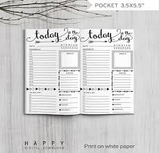 Black And White Printer Test Page Pdf Printable Bullet Journal Daily Plan Inserts Pocket Size Daily Etsy Daily Bullet Journal Bullet Journal Inserts Bullet Journal Ideas Pages