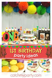 Things To Do Near Me For Birthday Brown Bear Brown Bear What Do You See Birthday I See A Birthday Boy Looking At Me Catch My Party Brown Bear Brown Bear Birthday Party 1st Birthday Decorations