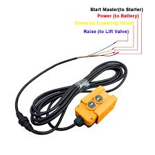 Architectural wiring diagrams feat the approximate locations and interconnections of receptacles, lighting, and enduring electrical facilities in a building. 4 Wire Dump Trailer Remote Control Switch Fits Double Acting Hydraulic Pumps Amazon Com Industrial Scientific