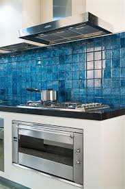 These tiles usually are installed onto a mesh backing. Blue Backsplash Tile For Kitchens Blue Glass Tile Backsplash Maniscalco Lighting Ideas Blue Backsplash Kitchen Blue Glass Tile Backsplash Blue Backsplash