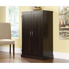 Shop sauder furniture at one way featuring the finest discount ready to assemble office desks, tv stands, computer tables, beds, storage and entertainment centers. Sauder Office Desk Components Sauder Select 411614 Computer Armoire Storage Unit From M M Furniture