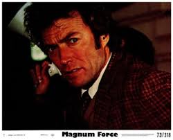 Magnum Force Original Lobby Card Clint Eastwood Dirty Harry Close up Scene  1973