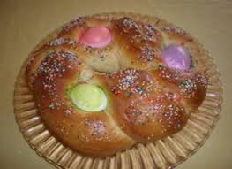 The bread is either baked with colored eggs directly in the dough or. Easter Egg Bread Mangia Bene Pasta Traditional Italian Recipes
