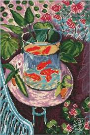 Cross Stitch Kits Rto Cross Stitch Kits Diverse Red Fish Matisse Art Matisse Paintings Art