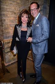 Kass, anthony newley and maxwell reed. Joan Collins 86 Steps Out With Husband Percy Gibson 54 At The Attitude Awards Daily Mail Online