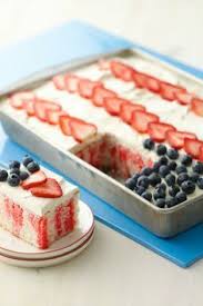 Red White And Blue Poke Cake 4th Of July Desserts Poke Cake Recipes Desserts