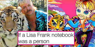 5 out of 5 stars. Joe Exotic Drawn Like A Lisa Frank Notebook
