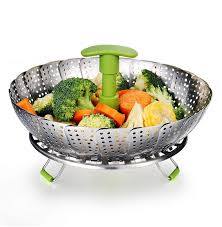 Steam vegetables, dumplings and more like a pro with the anolon classic stainless steel universal covered steamer insert. Buy Syga Medium Stainless Steel Steamer Basket For Vegetable Insert For Pots Pans Steam Boiling 6 5 10 Online At Low Prices In India Amazon In