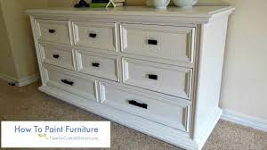 How To Paint Furniture Youtube