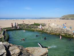 Swimming In The Sea Pool At Chapel Rock Perranporth Beach Swam With N That Many A Time There S One In Cornwall Beaches Holidays In Cornwall British Beaches