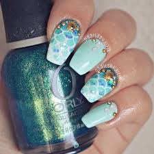 50 Of The Hottest Mermaid Nail Designs Fashion 2d Mermaid Nails Mermaid Nail Art Seashell Nails