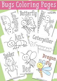 Close the template window after printing to return to this screen. Little Bugs Coloring Pages For Kids Easy Peasy And Fun
