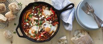 Cafe Style Baked Eggs And Beans Food In A Minute
