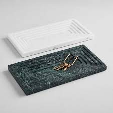 It is sturdy enough to serve whatever fabulous cocktails you can make. Mirrored Vanity Tray Jewelry Organization West Elm