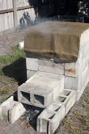 Concrete Block Smoker Outdoor Smoker Build A Smoker Meat Smoker