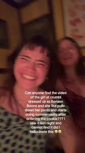 Getting Crumbl Mombean Cookie Pulling Fown Pants