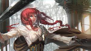 All sizes · large and better · only very large sort: Wallpaper Id 170077 Female Girl Anime Manga Red Hair