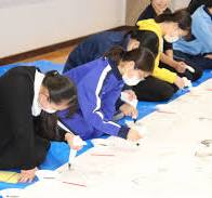 紙こより画の世界を体験しました | 美萩野女子高等学校