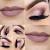 Classy Makeup For Purple Dress