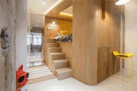 Das moderne hochbett fur erwachsene fur mehr wohnraum. Kleine Wohnung Mit Hochbett Fur Erwachsene Innerhalb Einer Holz Box