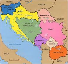 Mapa de croacia le ayuda a localizar las importantes provincias en que se divide el país junto con sus capitales. Yugoslavia Antigo Pais Europeu