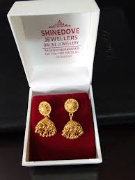 Ready For Sale Gold Buttalu Pure Handmade 916 Kdm Hallmark Gold Earrings Weight 8 Grams Cod Card Gold Earrings Gold Buttalu Online Jewelry