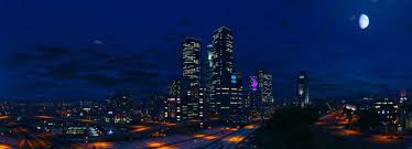 Grand Theft Auto Grand Theft Auto V City Los Santos Moon Night Sky Skyscraper 1080p Wallpaper Hd Hd Wallpaper Grand Theft Auto Hd Wallpapers For Mobile