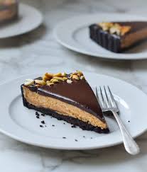 chocolate peanut butter tart