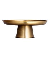 Cake Stand Gold Home H M Ca Pratos Prato Com Pe Bolo