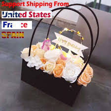 Chocolate covered birthday gift tower. Pvc Bouquet Flower Gift Boxes Round Living Vases Florist Box Flower Plant Boxes Gift Flower Box Gift Bags With Handles Gift Bags Wrapping Supplies Aliexpress