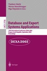 Lékařskou fakultu uk v praze a od téhož roku je také zaměstnancem nemocnice české budějovice. Database And Expert Systems Applications 14th International Conference Dexa 2003 Prague Czech Republic September 1 5 2003 Proceedings Vladimir Marik Springer