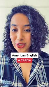 American English: freebie #english #esl #learnenglish ##speakenglish  #vocabulary #slang #englishlesson #teachersoftiktok