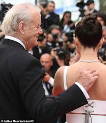 Selena gomez is talking about how bill murray went viral in a red carpet picture that was reminiscent of murray's famous lost in translation ending. Selena Gomez Joins Co Star Tilda Swinton At The Premiere Of Their New Movie At Cannes Film Festival Express Digest