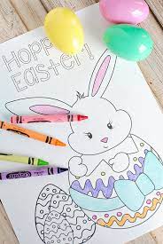 Combine pastel colors to reflect the freshness of springtime in your graphic designs. Easter Coloring Pages For Kids Crazy Little Projects