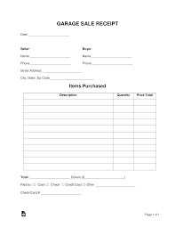 We highly recommend that you download and evaluate the fully functional free trial that we offer, once installed you can then explore auto workshop. Free Garage Sale Receipt Template Pdf Word Eforms