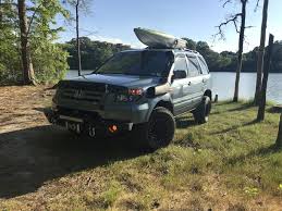 Set of 4 spacers (2 front & 2 rear), adjustable control arms for the rear, offset camber adjustment bolts for the front, hardware and detailed illustrated installation instructions. Pilot S 2007 Honda Pilot Ex