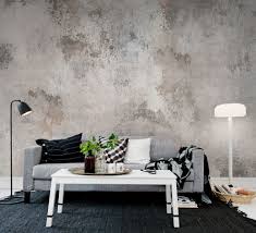 Wall Mural Patina Wallpaper Living Room Industrial Decor Inspiration Living Room Scandinavian