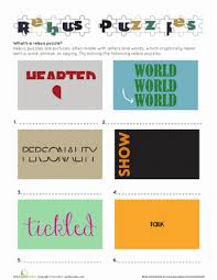 Rebus puzzles from puzzle to print. Printable Rebus Puzzles Worksheet Education Com Rebus Puzzles Brain Teasers Brain Teaser Puzzles