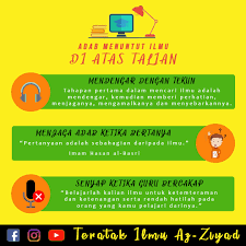 Berbagai peristiwa negatif yang berkaitan dengan dunia pendidikan banyak terjadi di sekitar kita. Adab Menuntut Ilmu Amat Teratak Ilmu Az Ziyad Facebook
